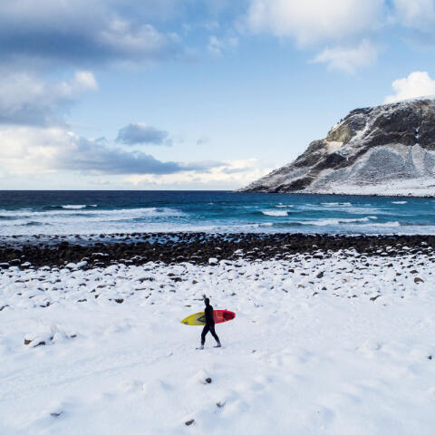 Surf a 13 grados bajo cero Surf a 13 grados bajo cero